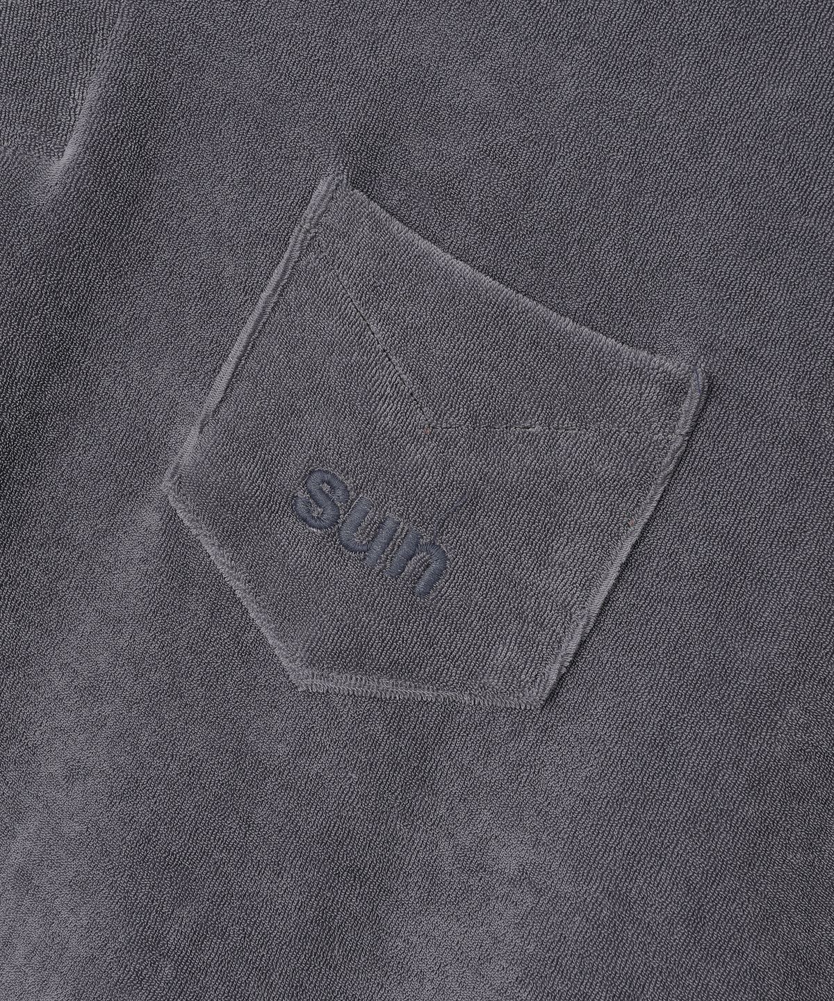 선데이후르츠마켓(SUNDAY FRUIT MARKET) TERRY COLLAR TEE NAVY