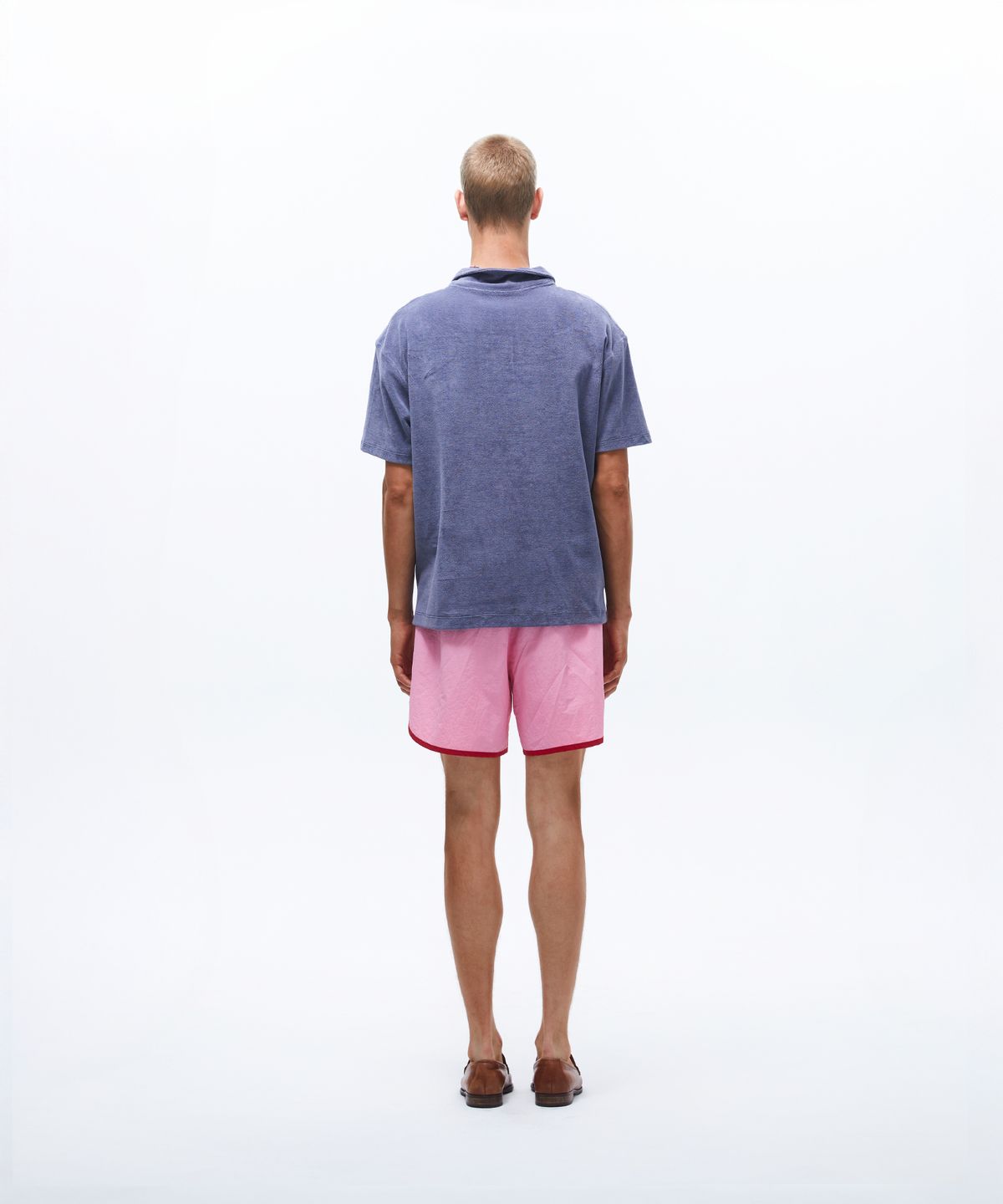 선데이후르츠마켓(SUNDAY FRUIT MARKET) TERRY COLLAR TEE NAVY