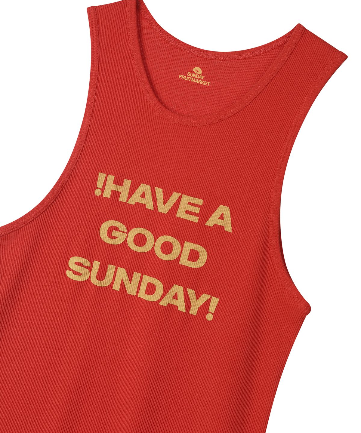 선데이후르츠마켓(SUNDAY FRUIT MARKET) GOOD SUNDAY SLEEVELESS RED