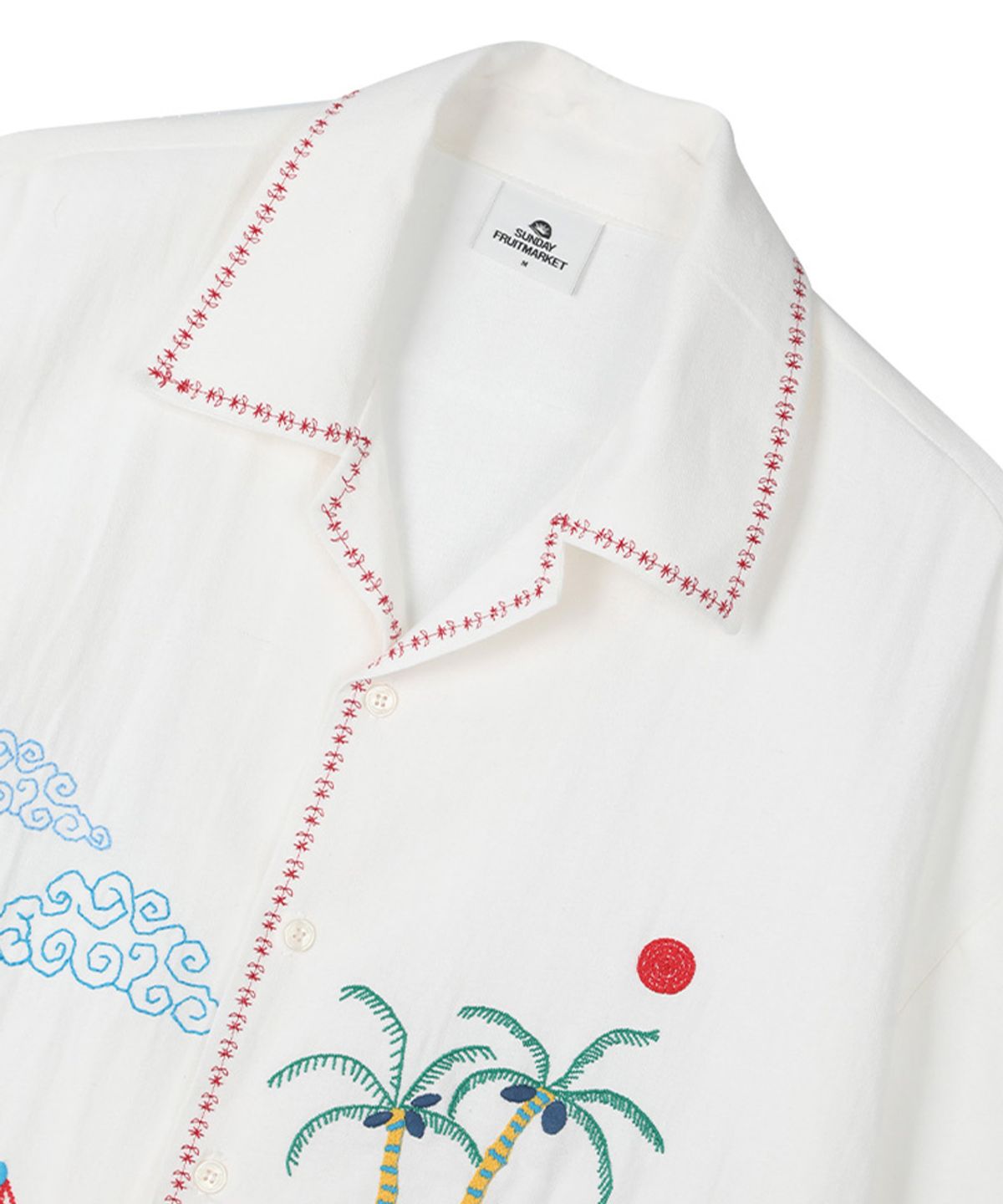 선데이후르츠마켓(SUNDAY FRUIT MARKET) SUN BEACH SHIRT IVORY