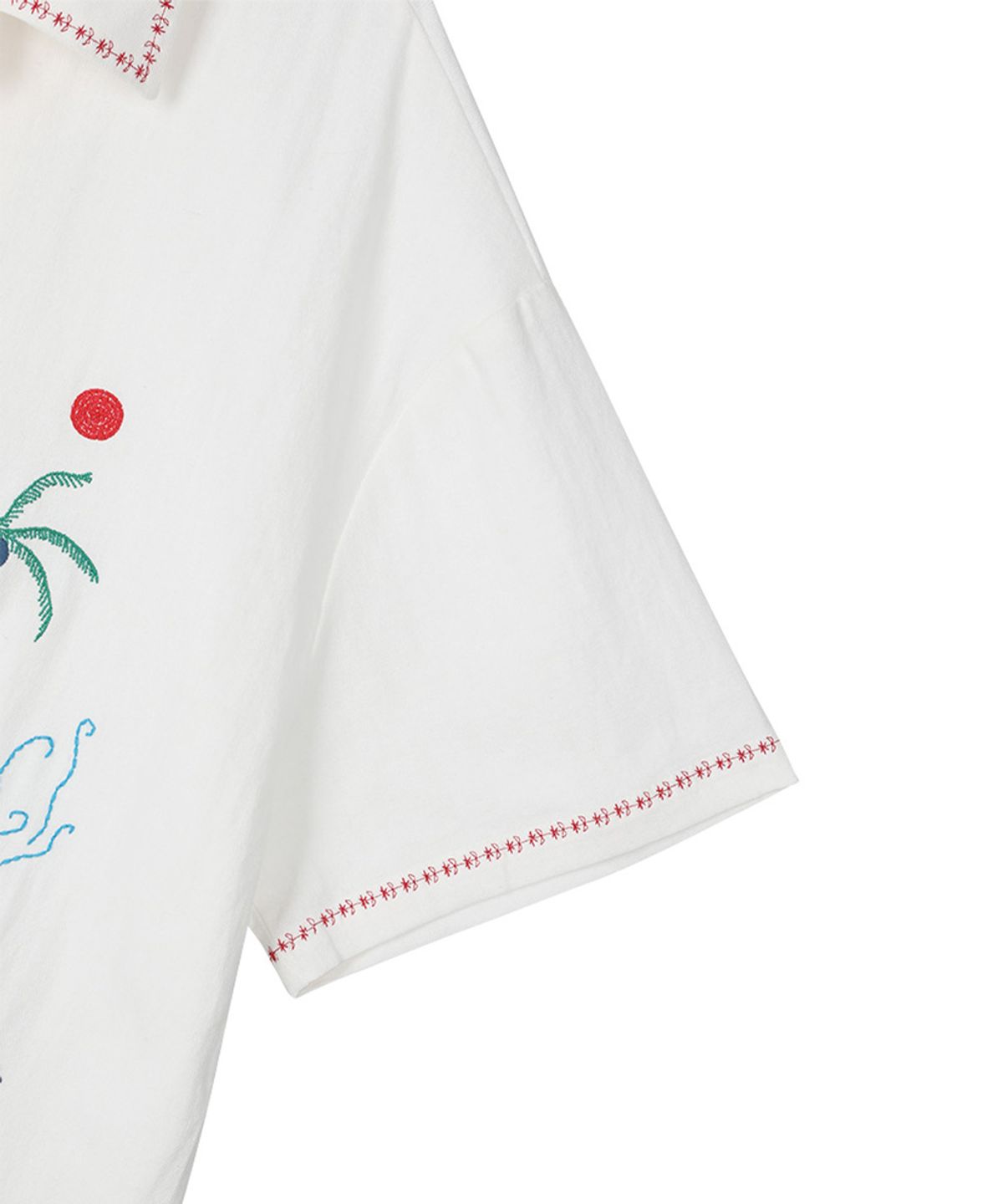 선데이후르츠마켓(SUNDAY FRUIT MARKET) SUN BEACH SHIRT IVORY