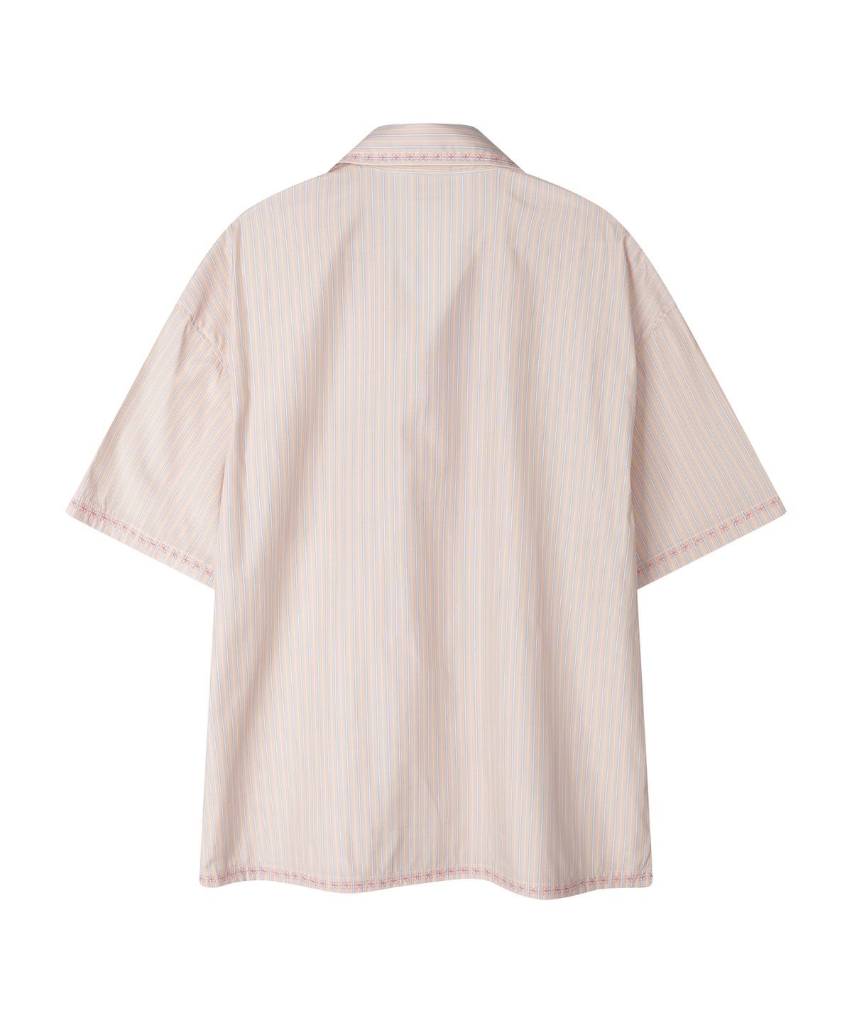 선데이후르츠마켓(SUNDAY FRUIT MARKET) SUNDAY STRIPE SHIRT PINK