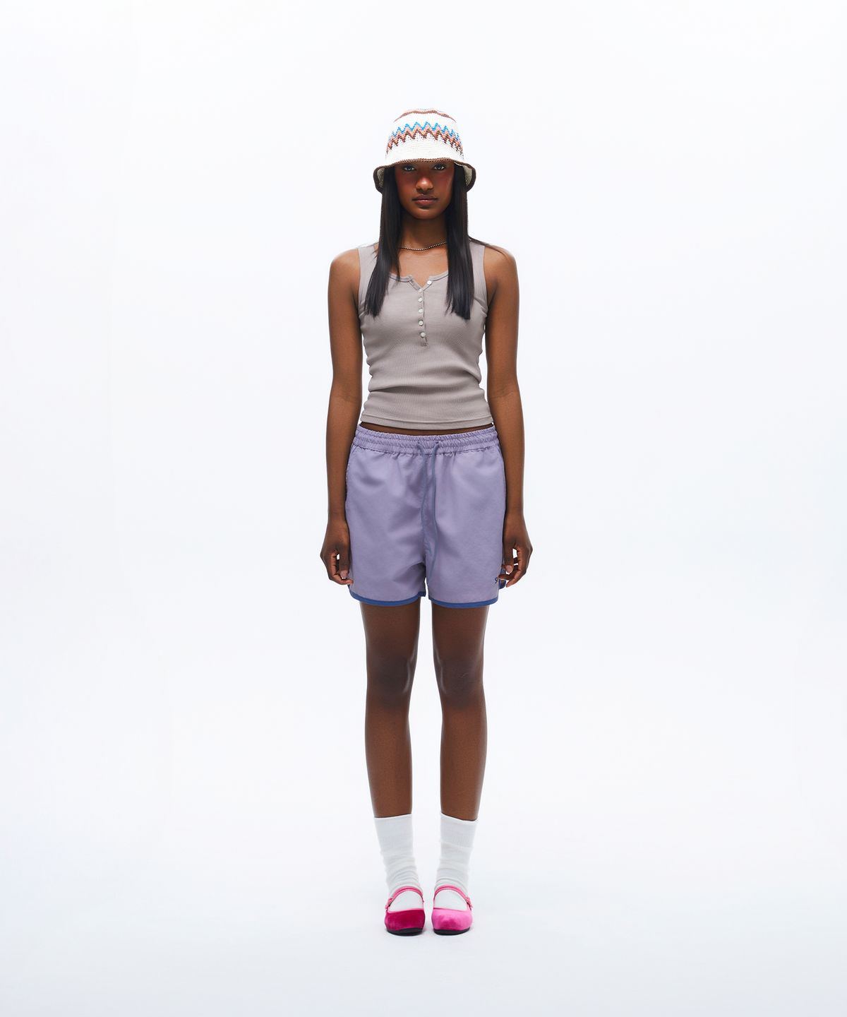 선데이후르츠마켓(SUNDAY FRUIT MARKET) W) BUTTON SLEEVELESS BEIGE
