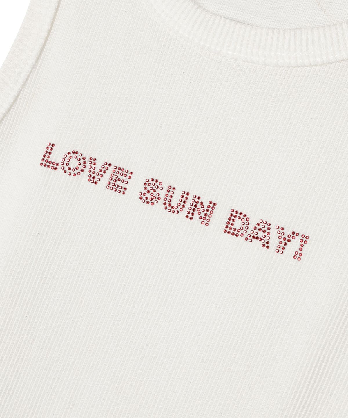 선데이후르츠마켓(SUNDAY FRUIT MARKET) W) LOVE SUN SLEEVELESS IVORY
