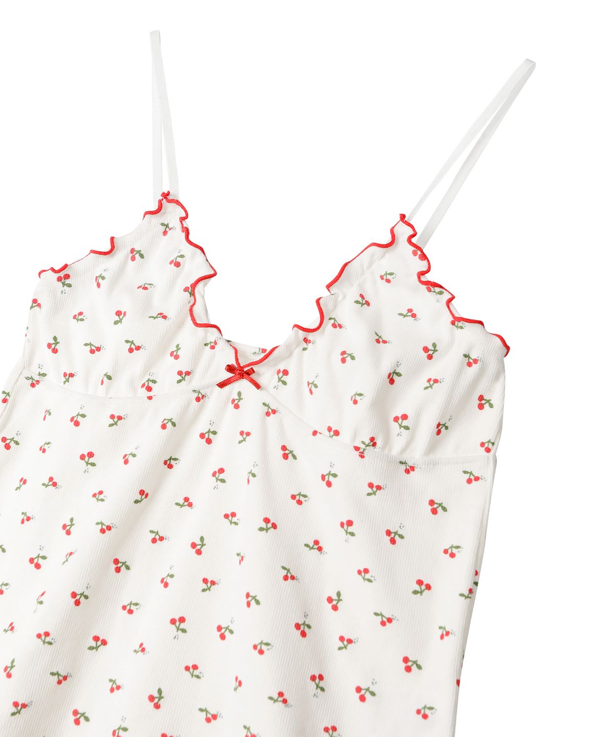 선데이후르츠마켓(SUNDAY FRUIT MARKET) W) CHERRY STRING TOP IVORY