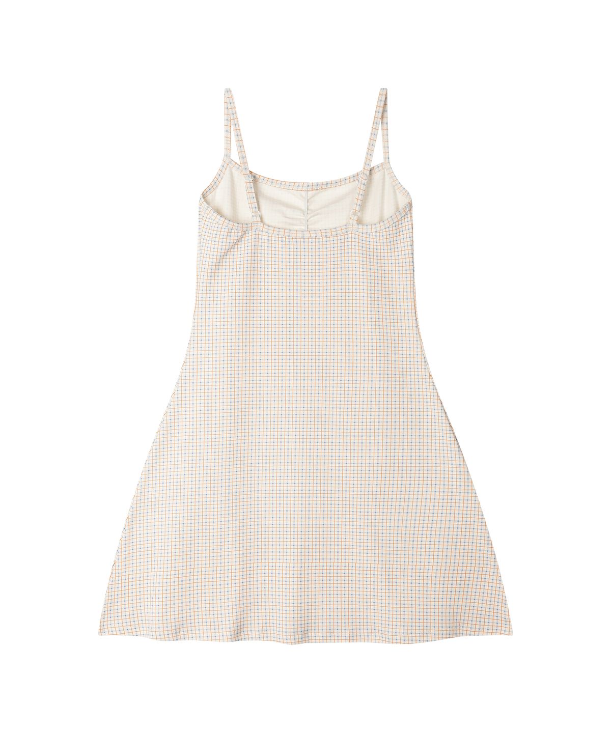 선데이후르츠마켓(SUNDAY FRUIT MARKET) W) CHECK SUN DRESS IVORY