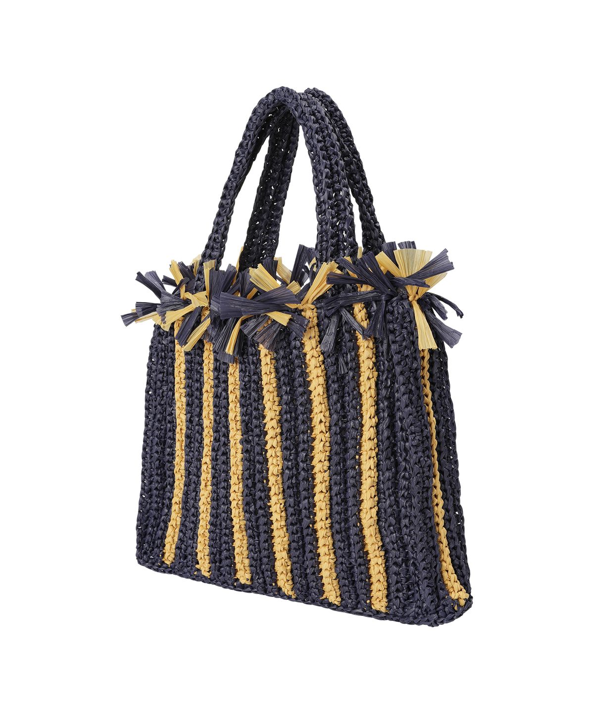 선데이후르츠마켓(SUNDAY FRUIT MARKET) BEACH STRIPE BAG NAVY