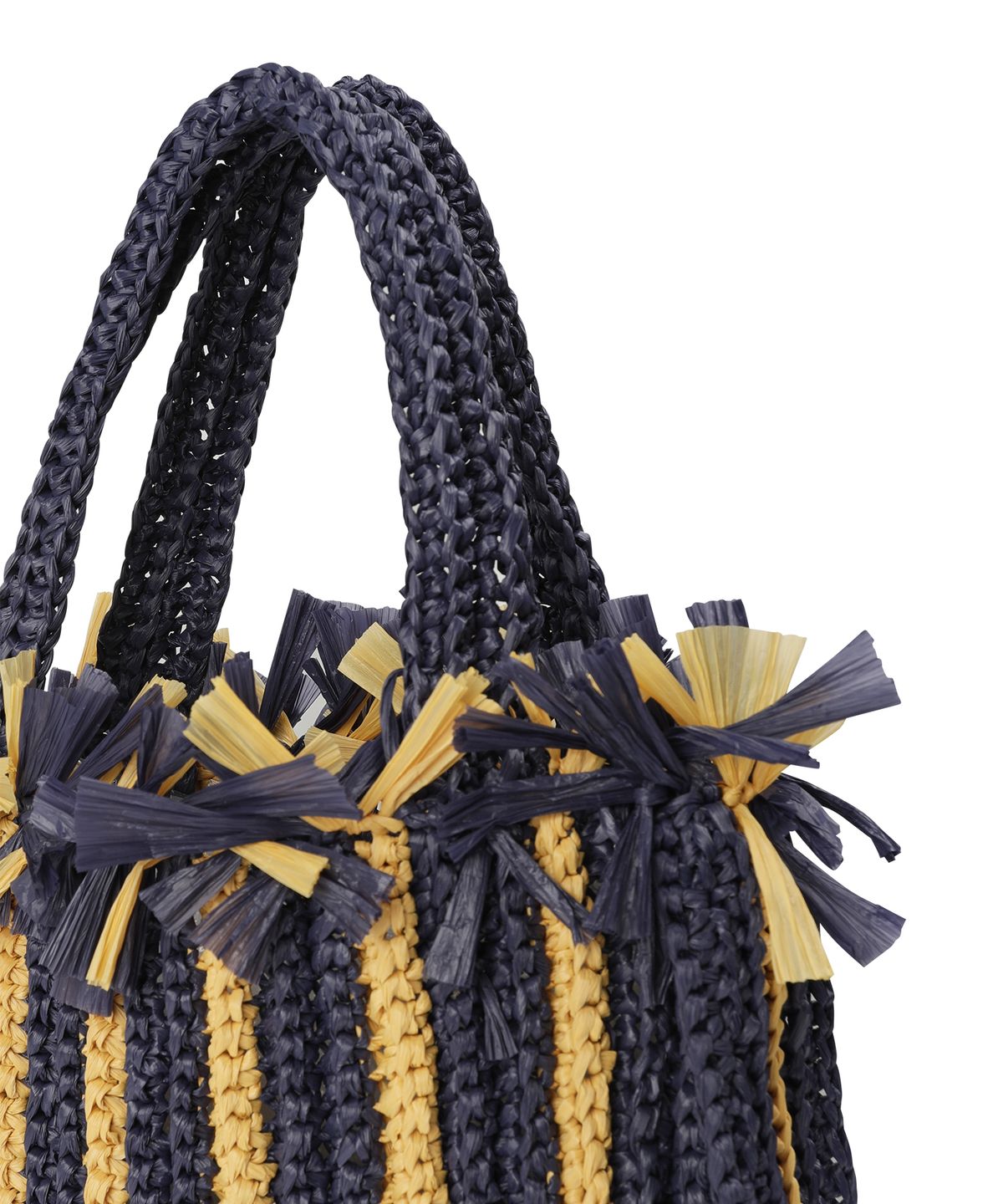 선데이후르츠마켓(SUNDAY FRUIT MARKET) BEACH STRIPE BAG NAVY