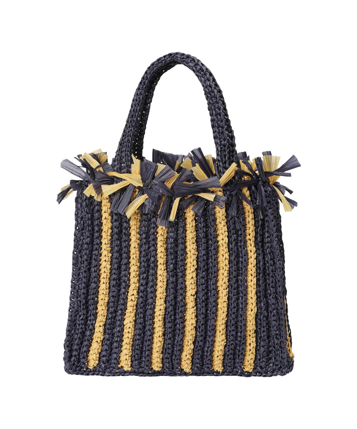 선데이후르츠마켓(SUNDAY FRUIT MARKET) BEACH STRIPE BAG NAVY