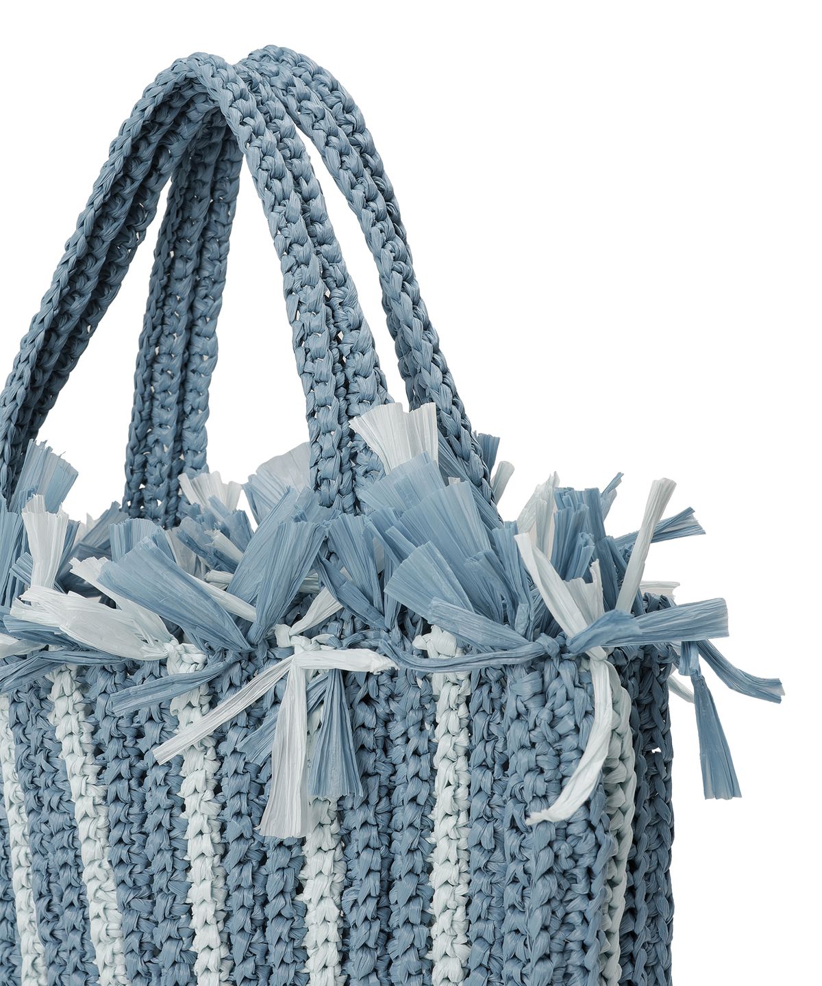 선데이후르츠마켓(SUNDAY FRUIT MARKET) BEACH STRIPE BAG BLUE