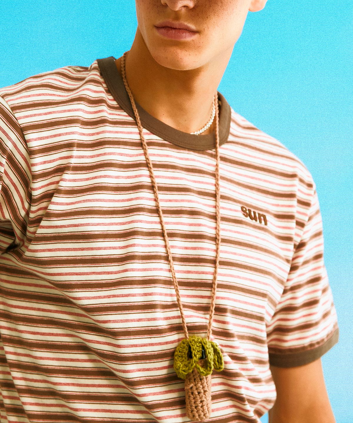 선데이후르츠마켓(SUNDAY FRUIT MARKET) PALMTREE NECKLACE GREEN