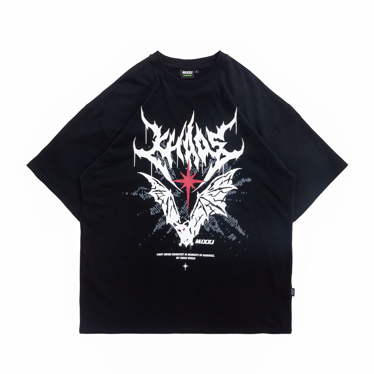 믹쓰제이(MIXXJ) BAT TEE (BLACK)