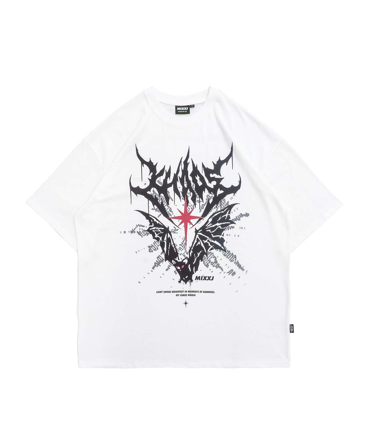 믹쓰제이(MIXXJ) BAT TEE (WHITE)