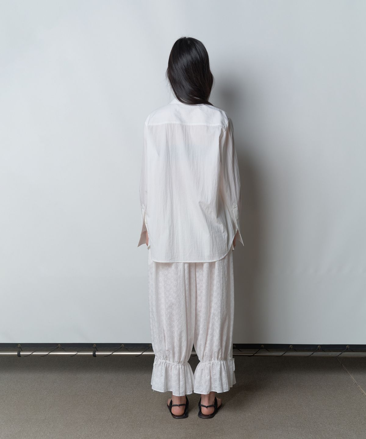 보프(VOEF) 올리 릴렉스드 코튼 나일론 셔츠 (아이보리)