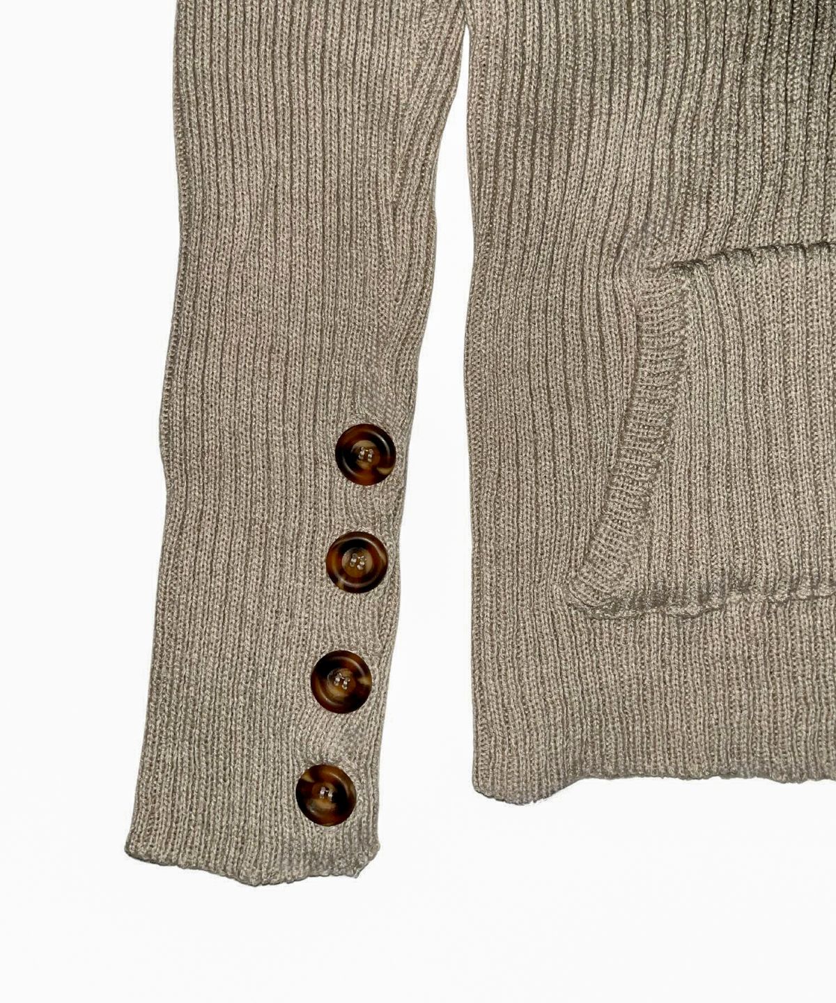 스모크어스타(SMOKEASTAR) SPRAYED STAR KNIT HOODIE (BEIGE)