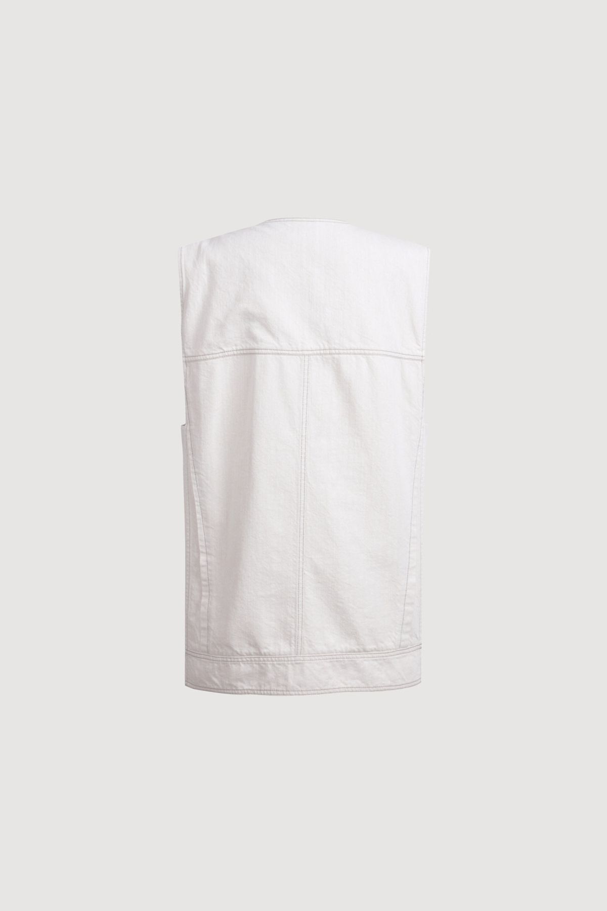 럭키슈에뜨(LUCKY CHOUETTE) Out Pocket Vest (ivory) LFVAM25400IVX