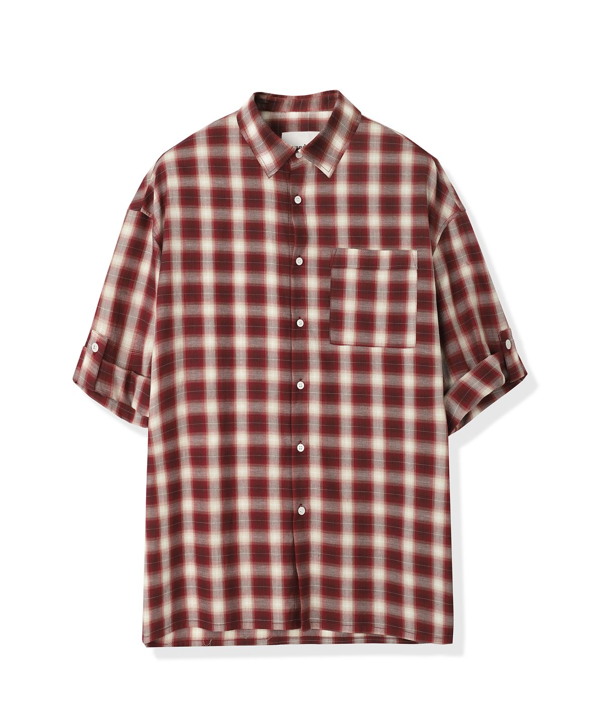 어반드레스(AVANDRESS) Harry Check Overfit Rollup shirt - 2COL