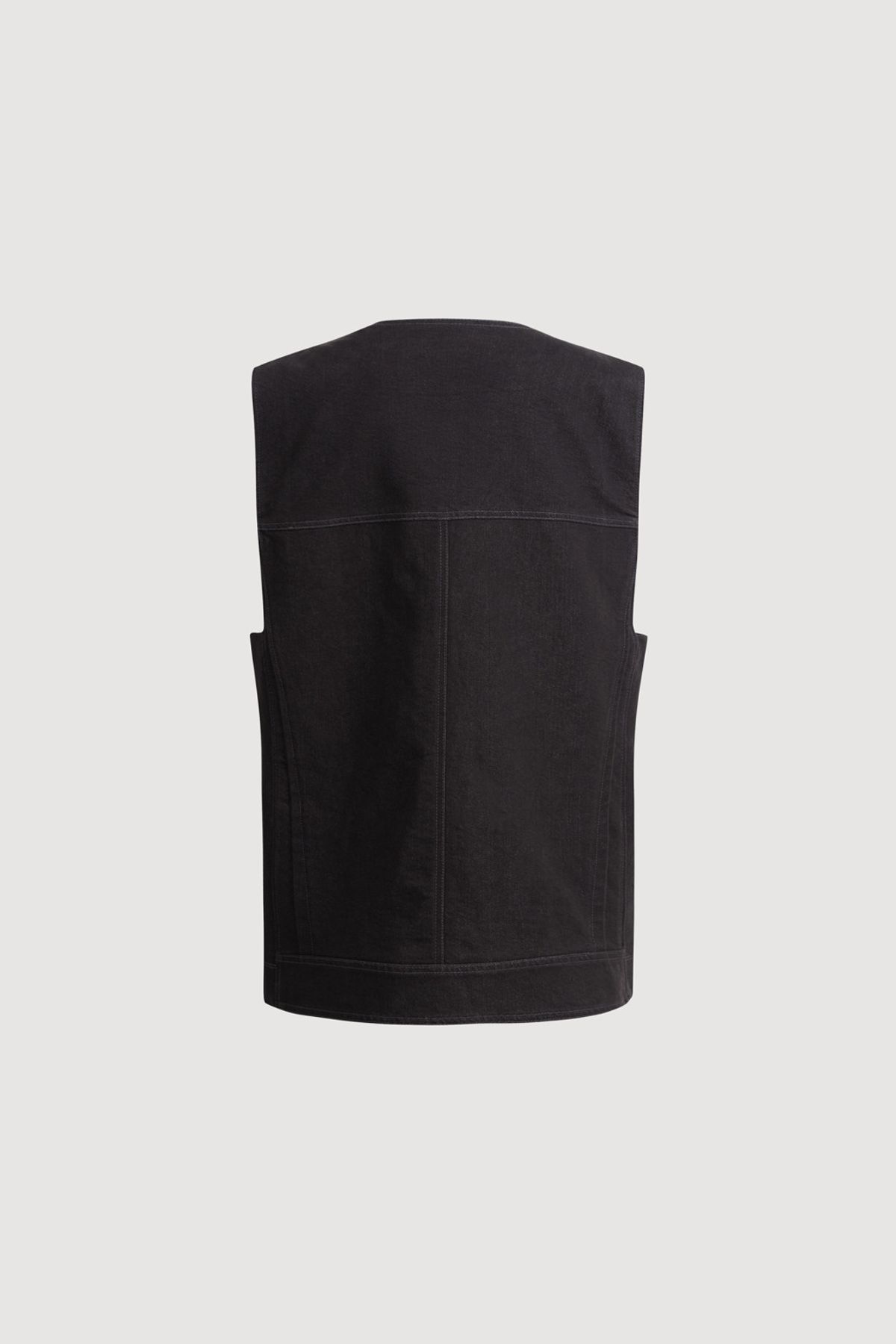 럭키슈에뜨(LUCKY CHOUETTE) Out Pocket Vest (black) LFVAM25400BKX