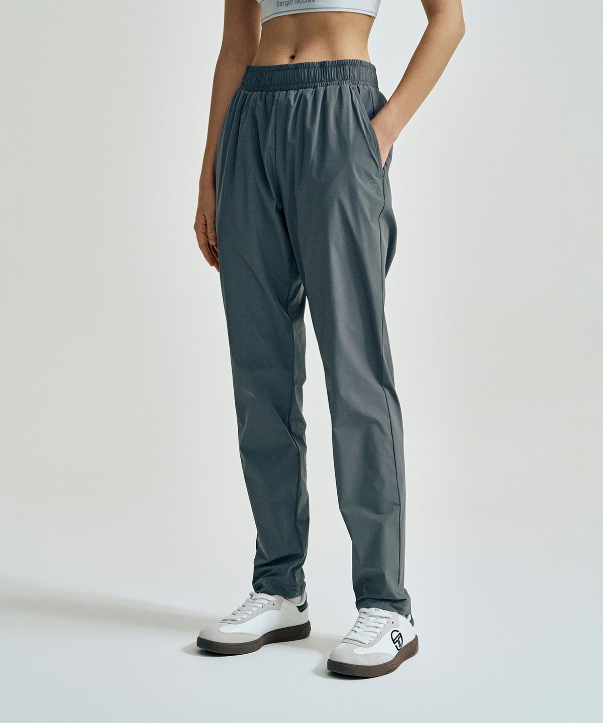 세르지오 타키니(SERGIO TACCHINI) U 테이퍼드 우븐 팬츠 (D.Grey)
