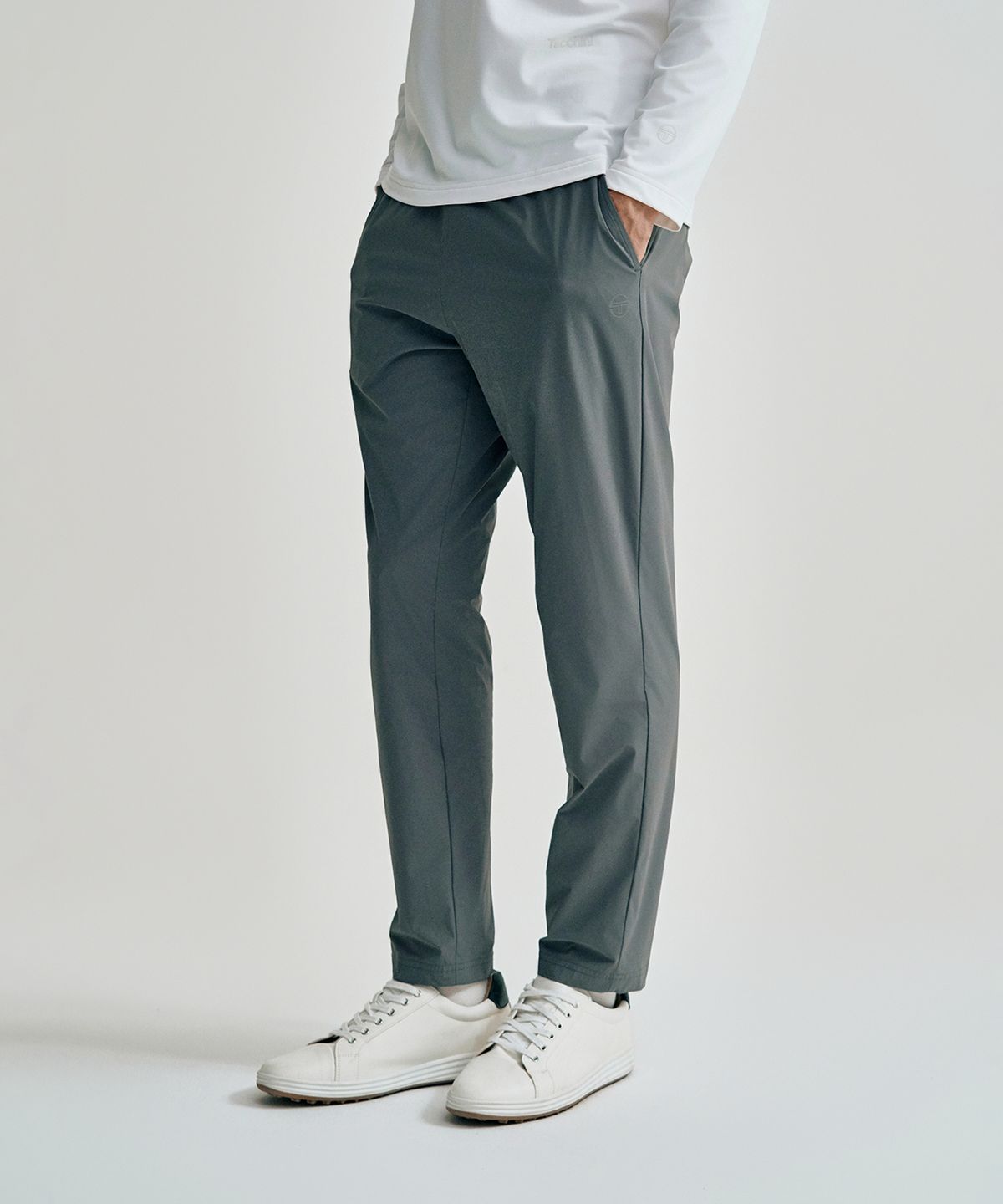 세르지오 타키니(SERGIO TACCHINI) U 테이퍼드 우븐 팬츠 (D.Grey)