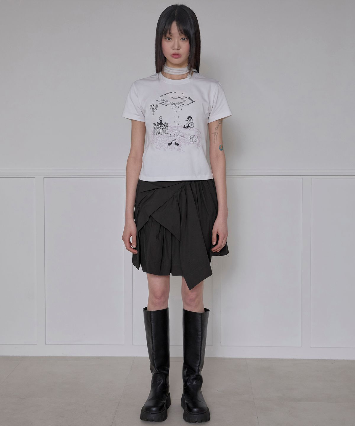 플레어업(FLAREUP) Continent of Mu T-Shirt (FL-179)