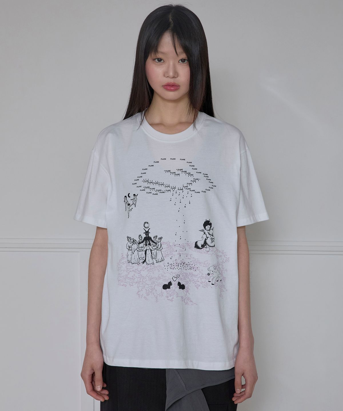 플레어업(FLAREUP) Continent of Mu T-Shirt (FL-179)
