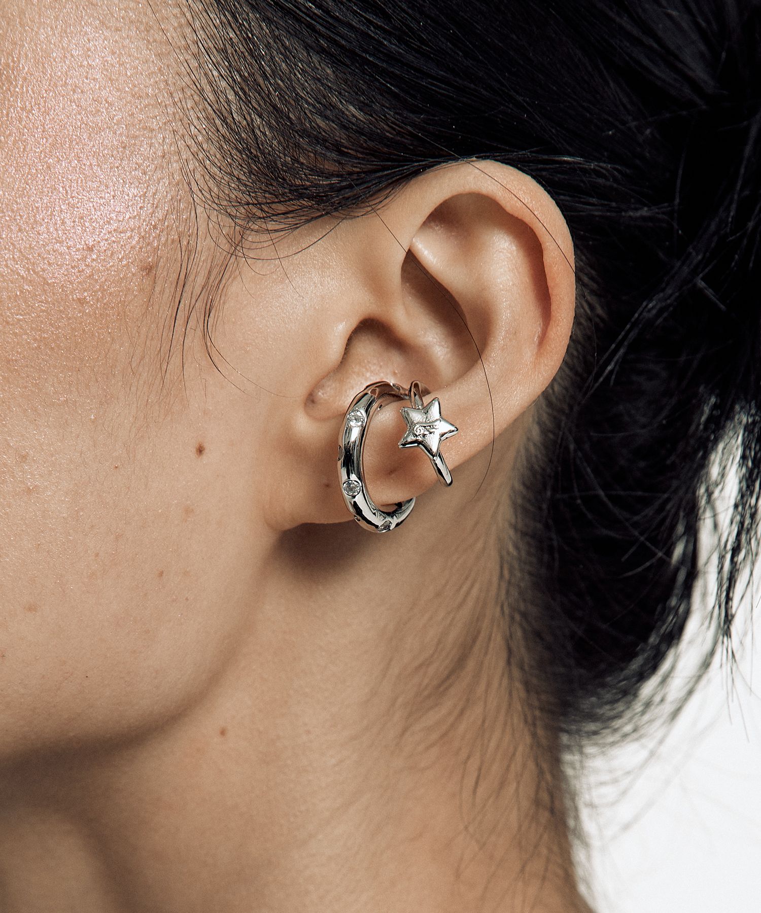 【Kashiko 25HS】Cubic Star Ear Cuff MUSINSA | KASHIKO Cubic Star Ear Cuff