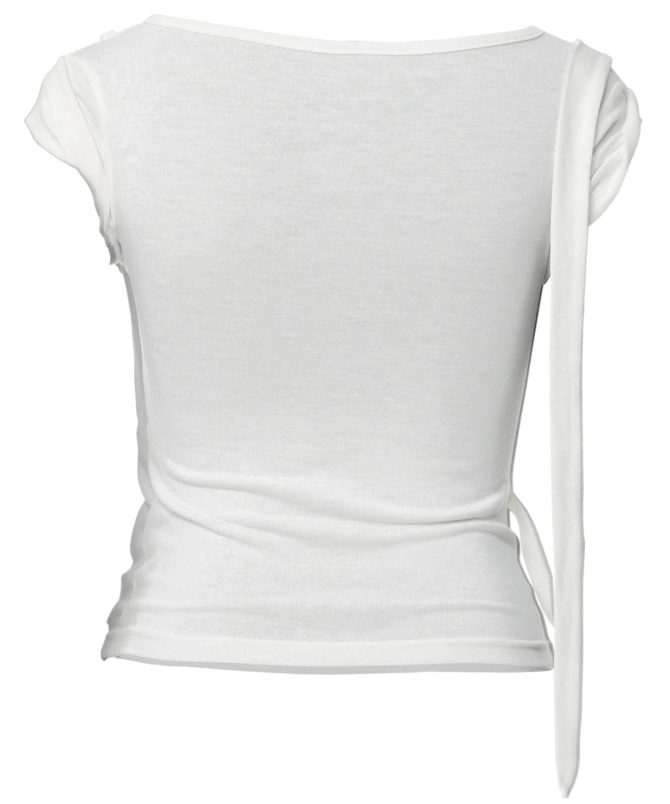 [FLARE UP]★25SS★Asymmetrical Draped Roll-Up T-Shirt MUSINSA | FLAREUP Asymmetrical Draped Roll-Up T-Shirt (FL