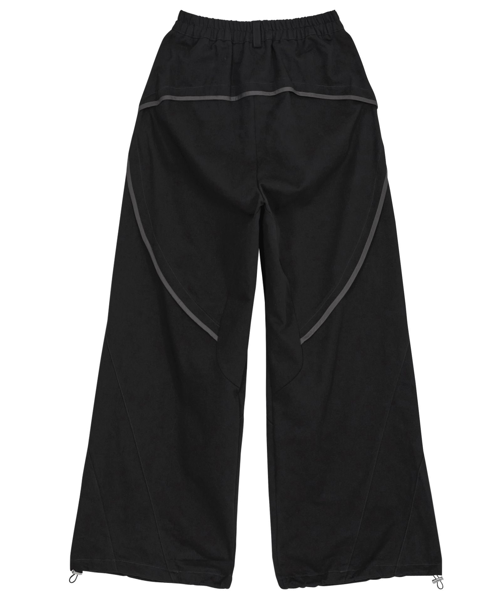 【FLAREUP】25SS★ Asymmetrical Wide Pants MUSINSA | FLAREUP Asymmetrical Wide Pants (FL-253_Black)