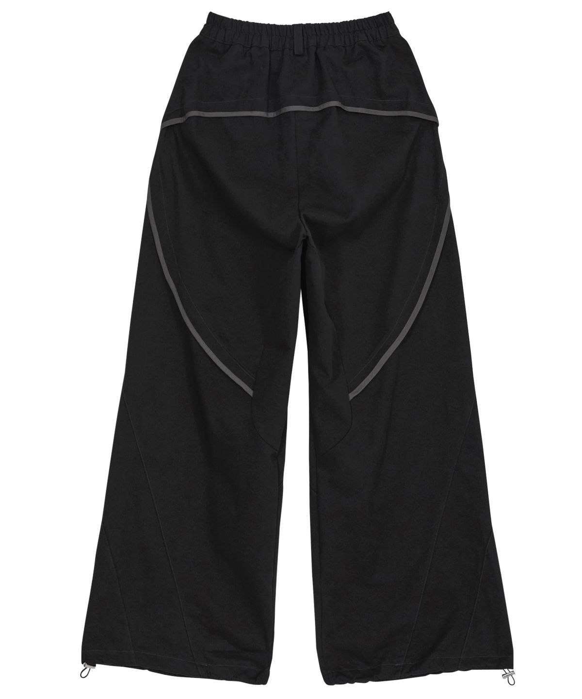 플레어업(FLAREUP) Asymmetrical Wide Pants (FL-253_Black)
