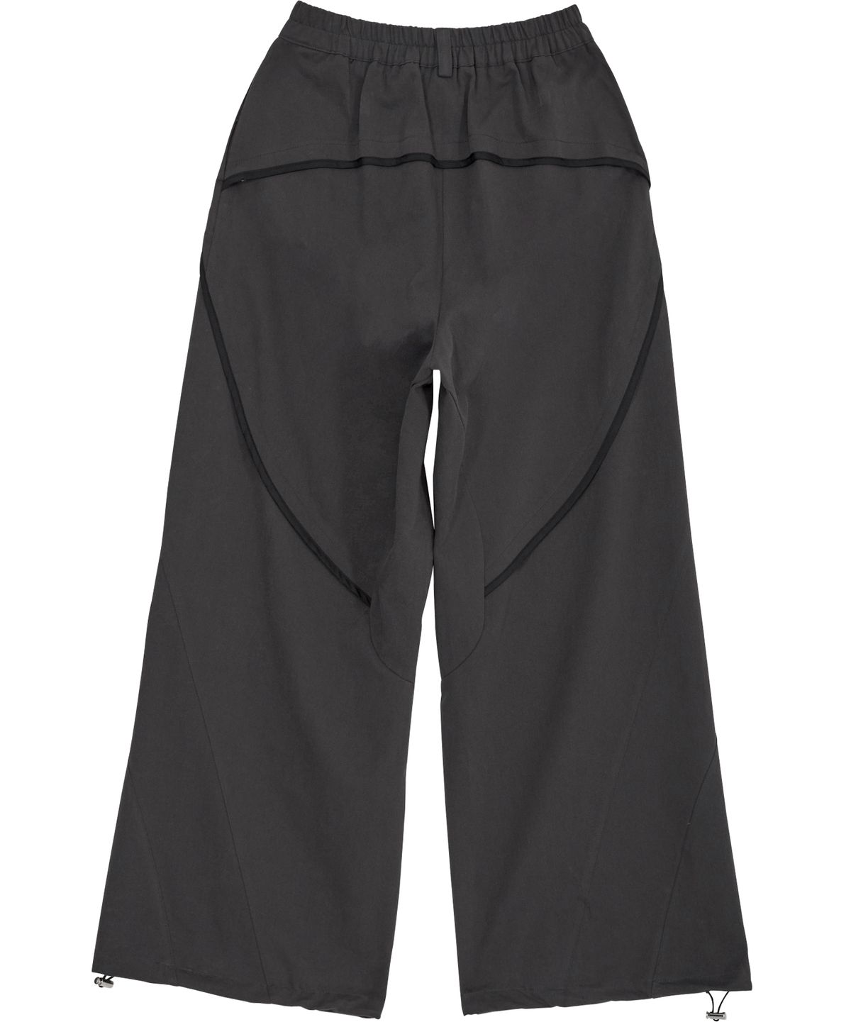 플레어업(FLAREUP) Asymmetrical Wide Pants (FL-253_Charcoal)