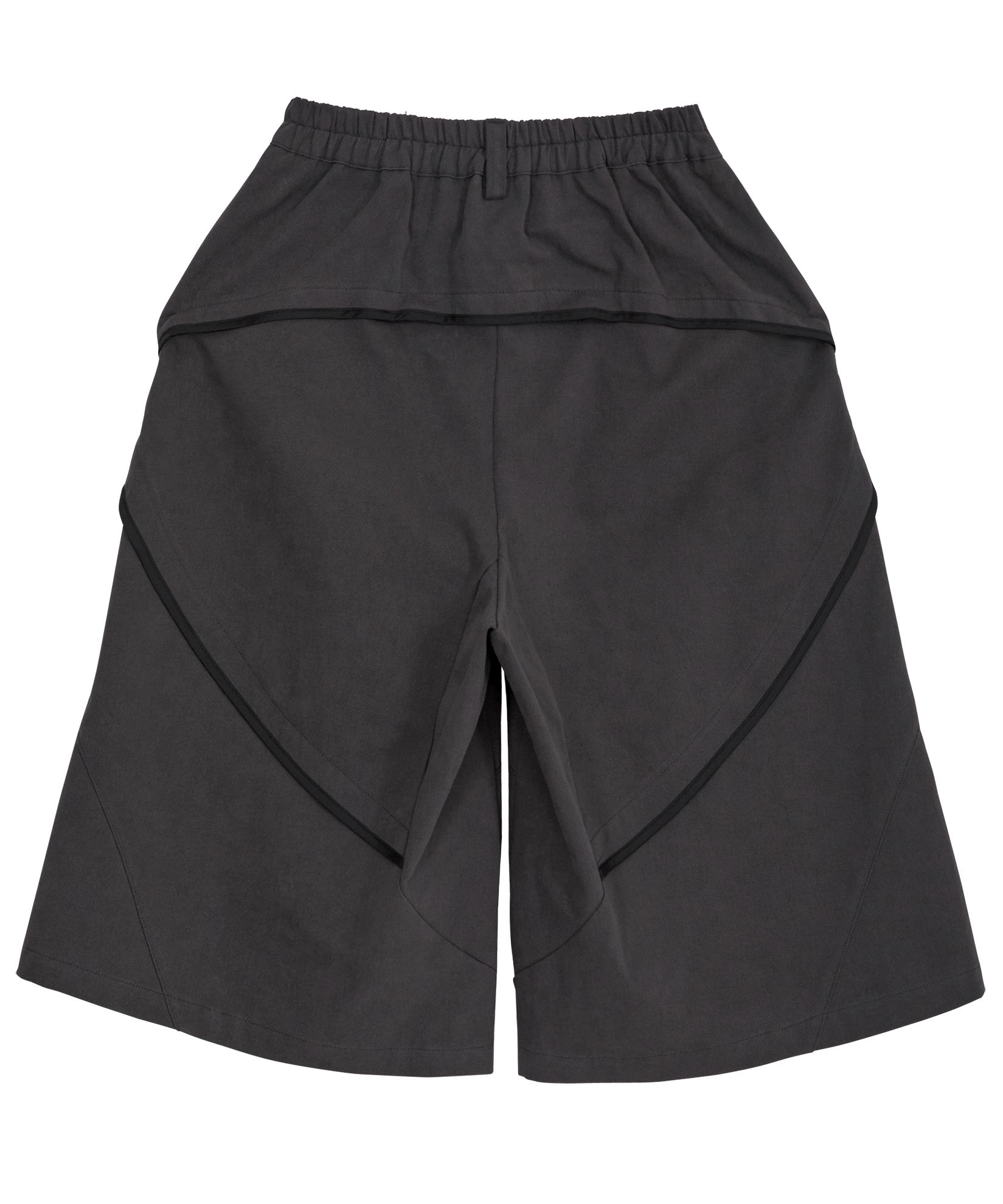 Asymmetrical Bermuda Shorts (FL-254_Charcoal) thumbnail 12