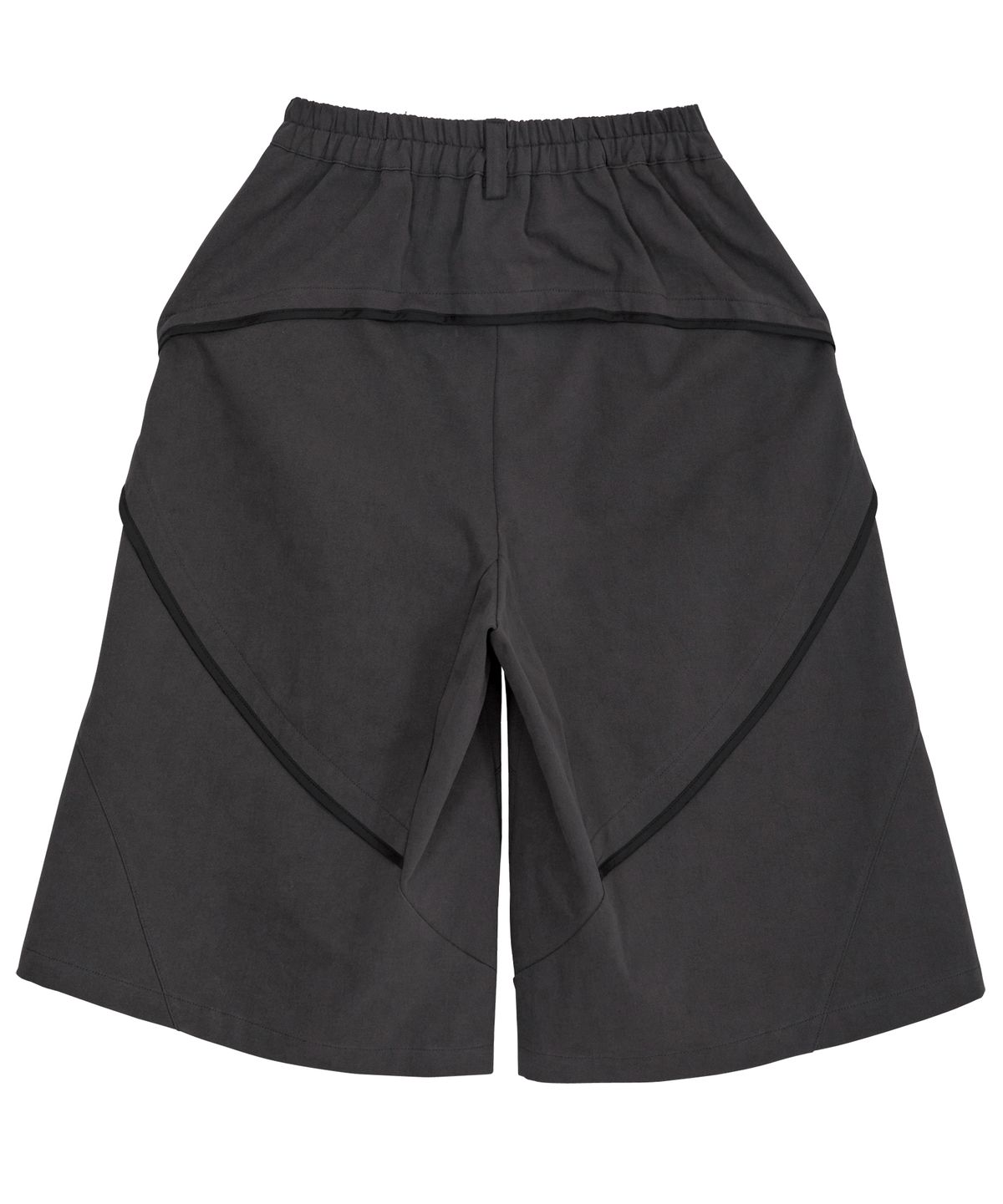 플레어업(FLAREUP) Asymmetrical Bermuda Shorts (FL-254_Charcoal)