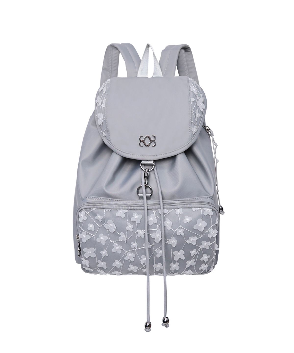 시월107(SIWL107) Garden Backpack (Light Grey)