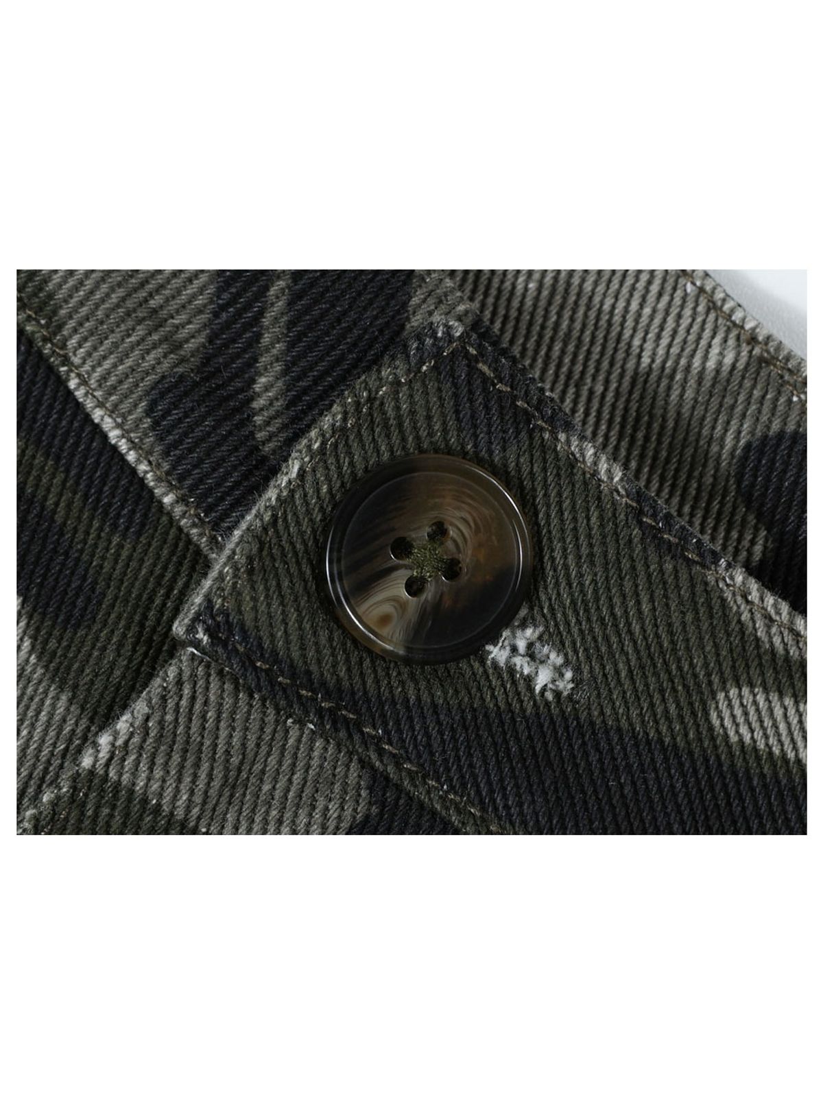 구빈(GUBIN) (W)커브드 더블 포켓 카모 팬츠