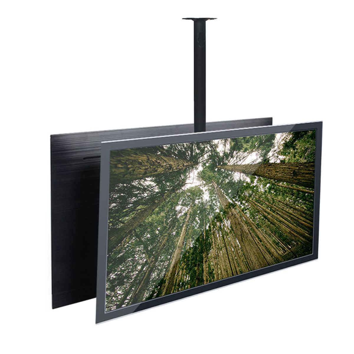 엘디엘마운트(LDLMOUNT) 양면 듀얼형 천장형 기울기 좌우회전 조절 가능 TV 브라켓 APL-CELD55