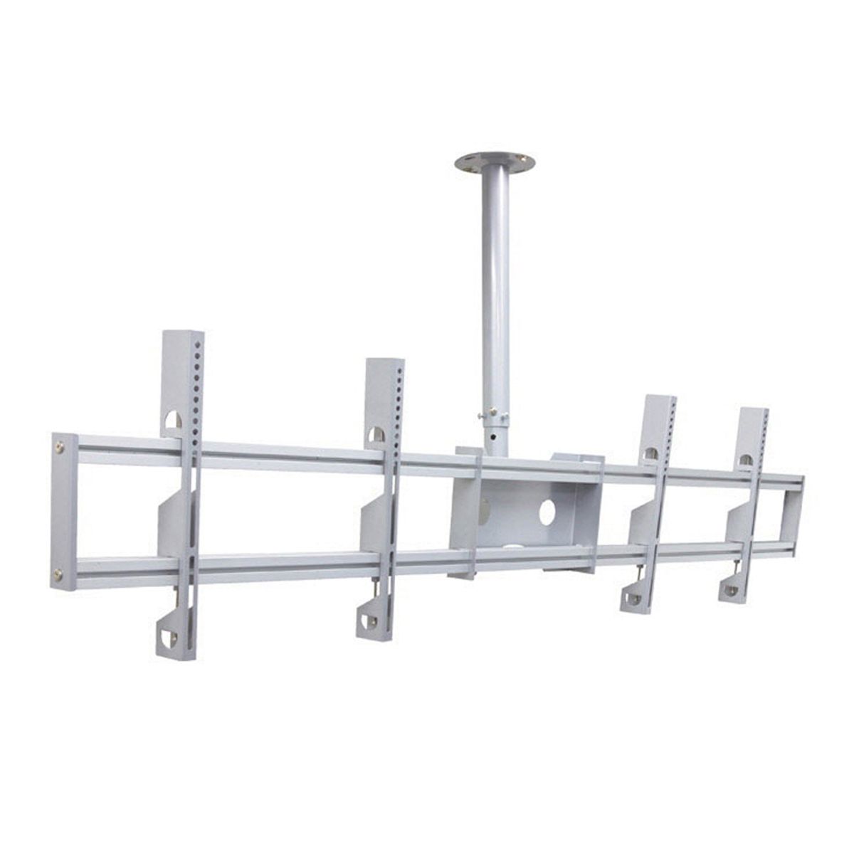엘디엘마운트(LDLMOUNT) 듀얼형 천장형 기울기 좌우회전 조절 가능 TV 브라켓 APL-CEK2A