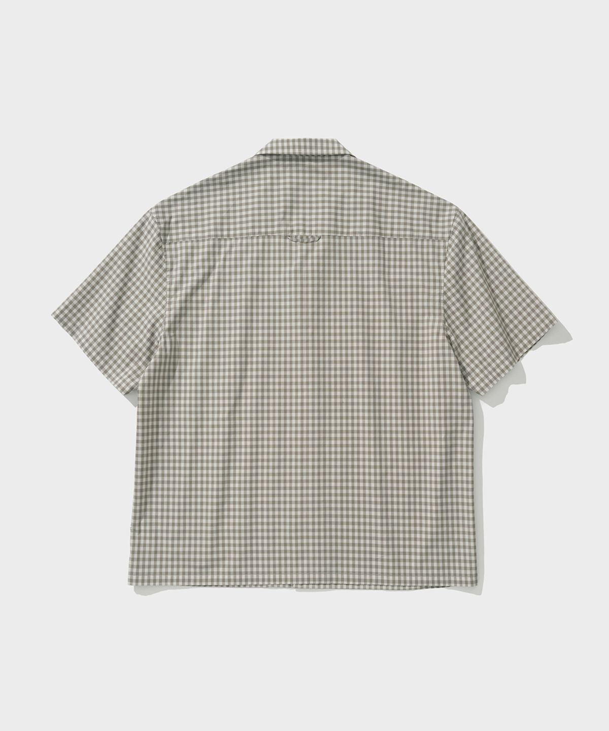 셔터(SHIRTER) NOMAD HALF SHIRT (CHECK BEIGE)