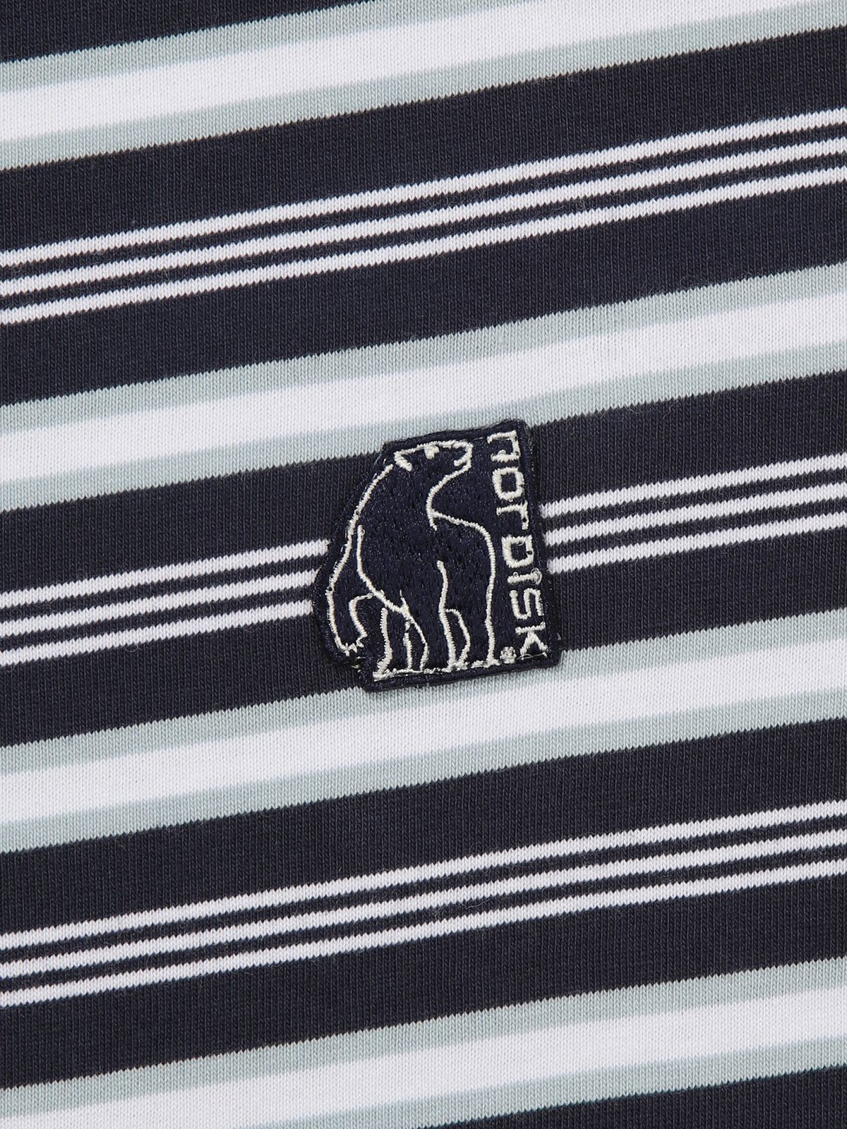 노르디스크(NORDISK) 멀티 스트라이프 반팔 티셔츠 - U_Navy