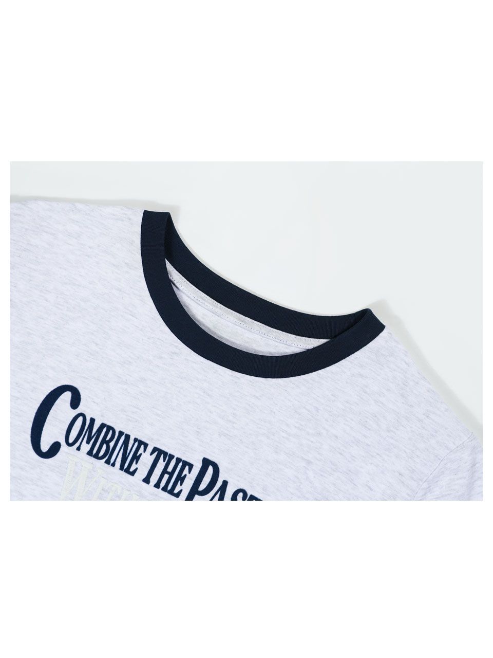 ★GUBIN★ w9229 overprinting ringer tee MUSINSA | GUBIN (w) Velvet Lettering Ringer Tee