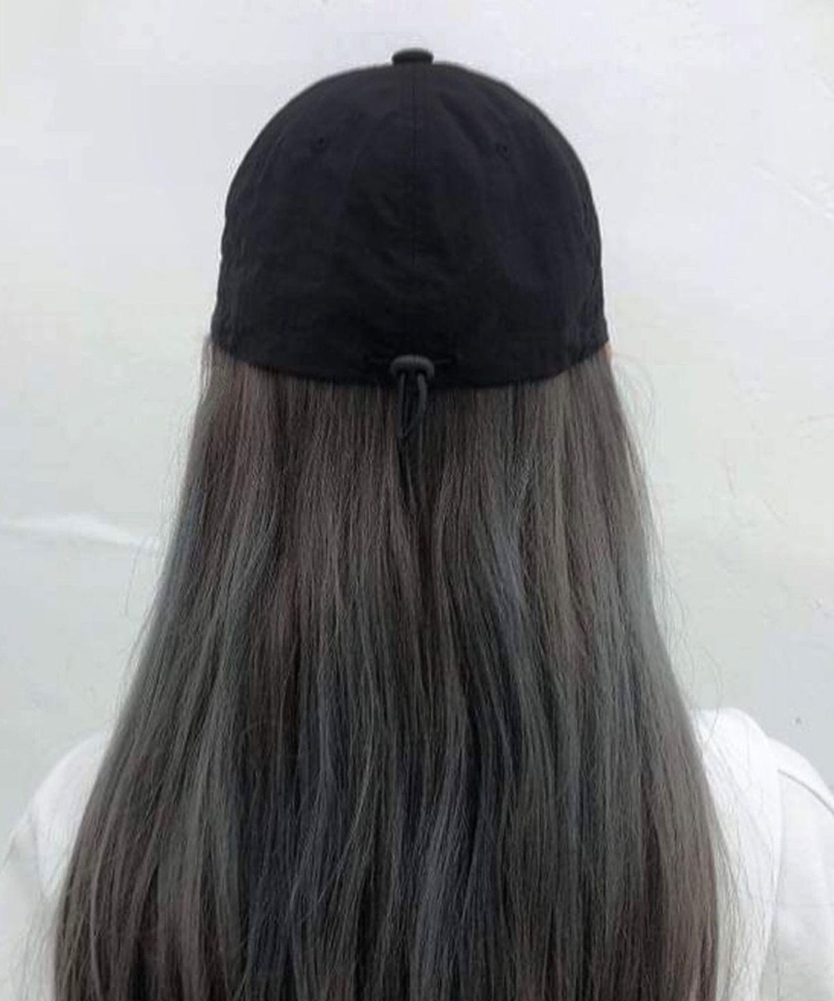 투에스핏(TOOSPIT) 나일론 로고 스트링 방수 볼캡 (블랙)