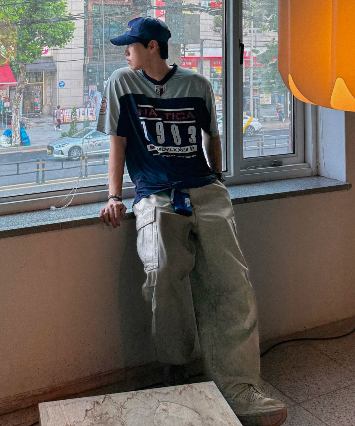 노티카(NAUTICA) 그랑프리 레이싱팀 래플리카 티셔츠 NTS4575
