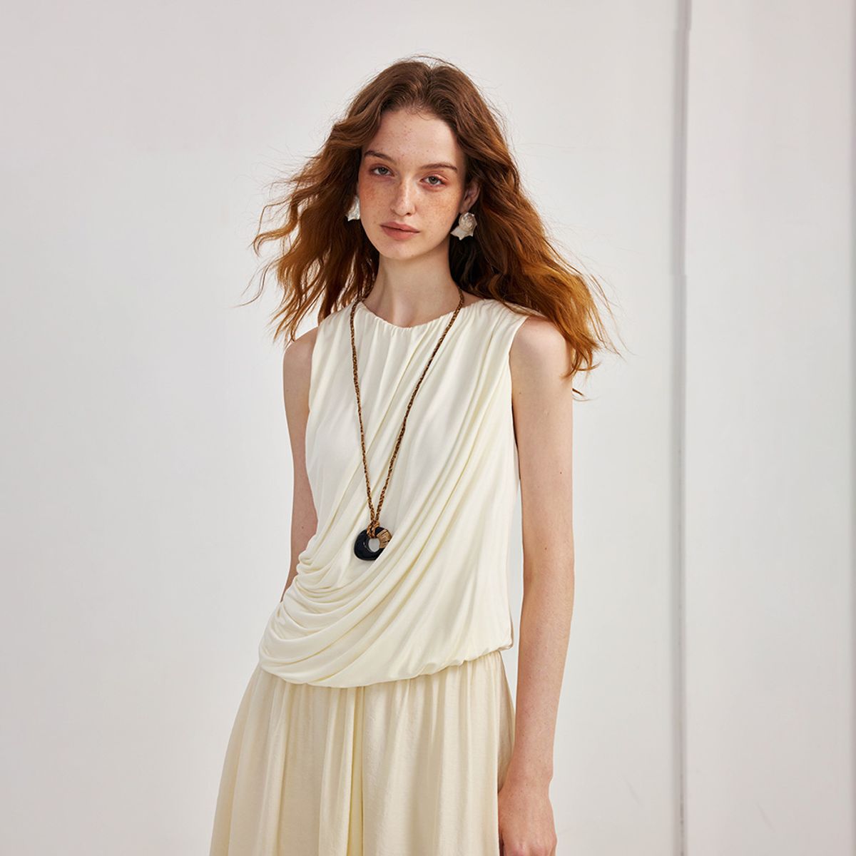 와이와이아이엠(YYIAM) YY_French pleated design dress