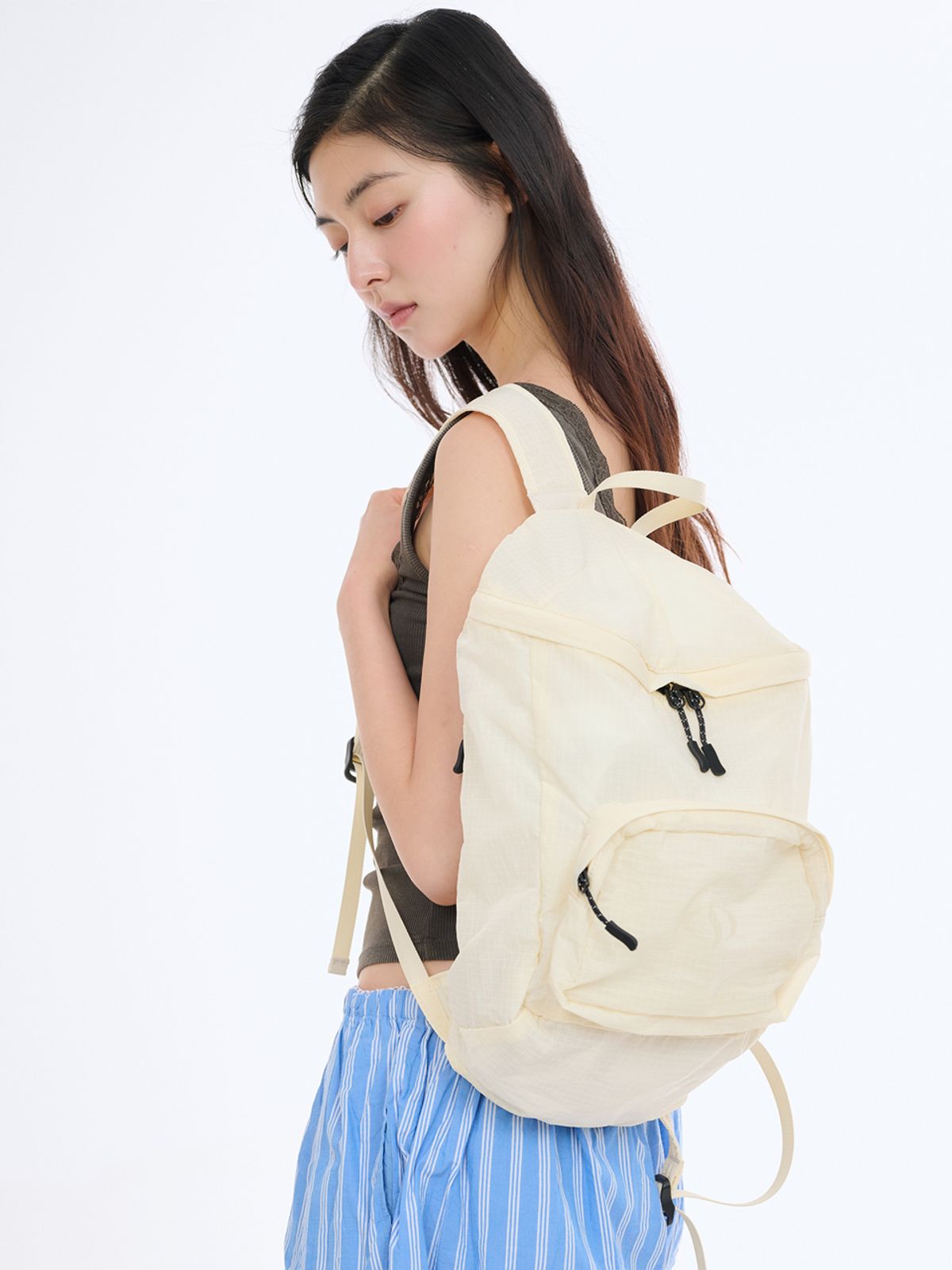 샐볼(SALBOL) 501 LIP NYLON BACKPACK [LEMON]