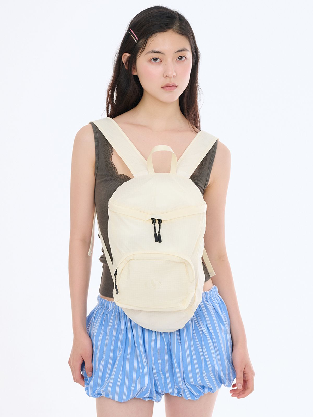 샐볼(SALBOL) 501 LIP NYLON BACKPACK [LEMON]