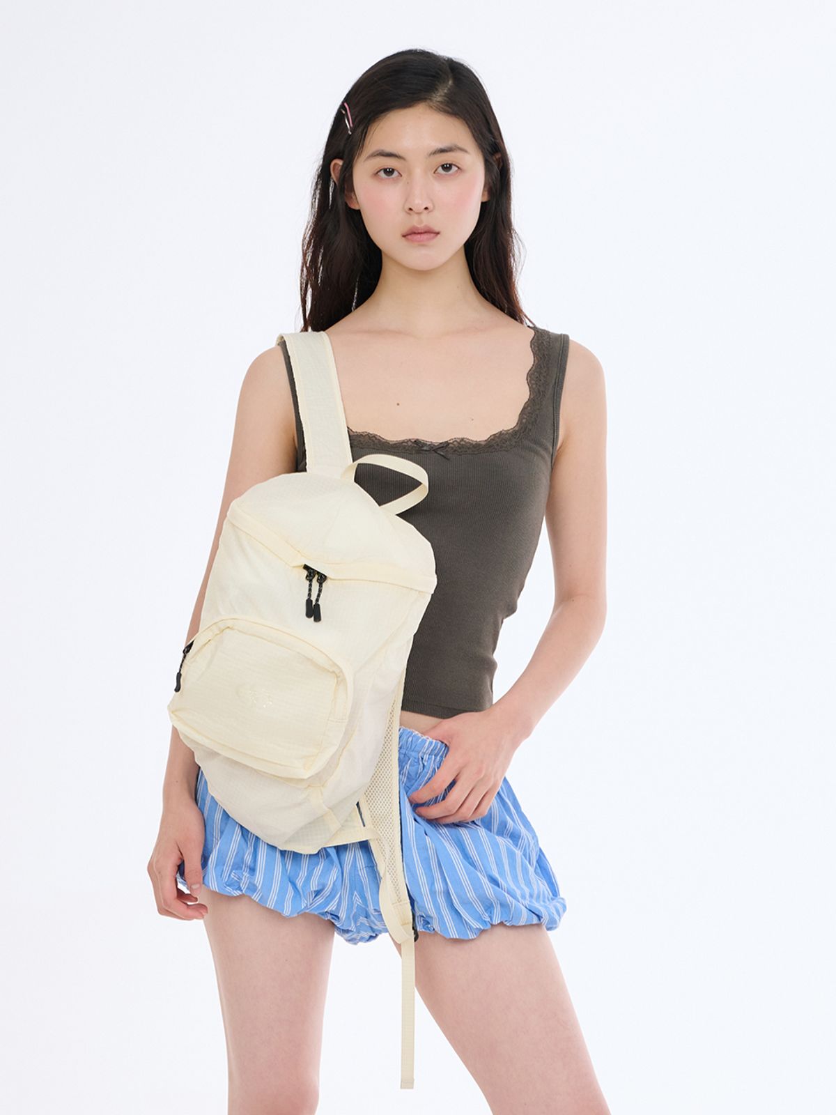 샐볼(SALBOL) 501 LIP NYLON BACKPACK [LEMON]