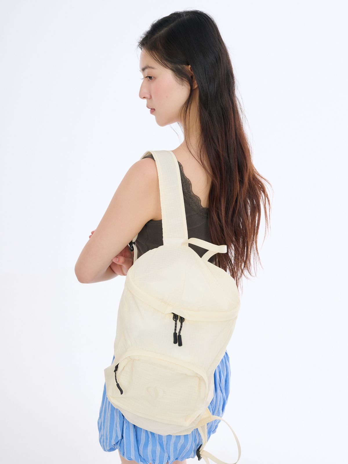 샐볼(SALBOL) 501 LIP NYLON BACKPACK [LEMON]