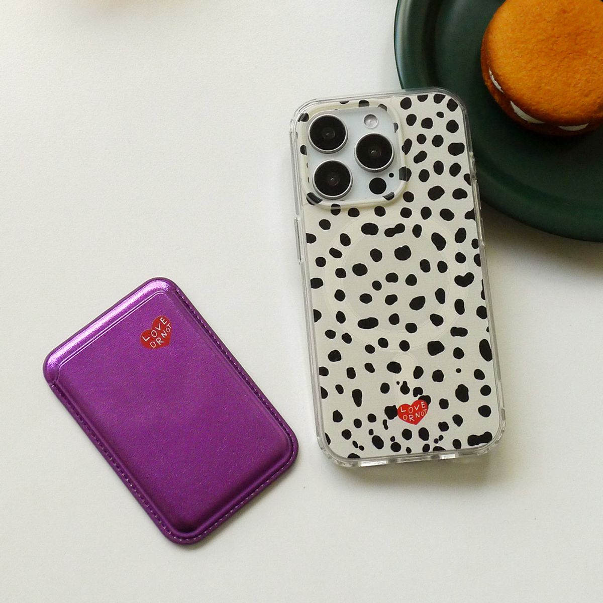 러브오낫(LOVE OR NOT) 맥세이프_Ivory Ray Jell-Hard Magsafe Phonecase