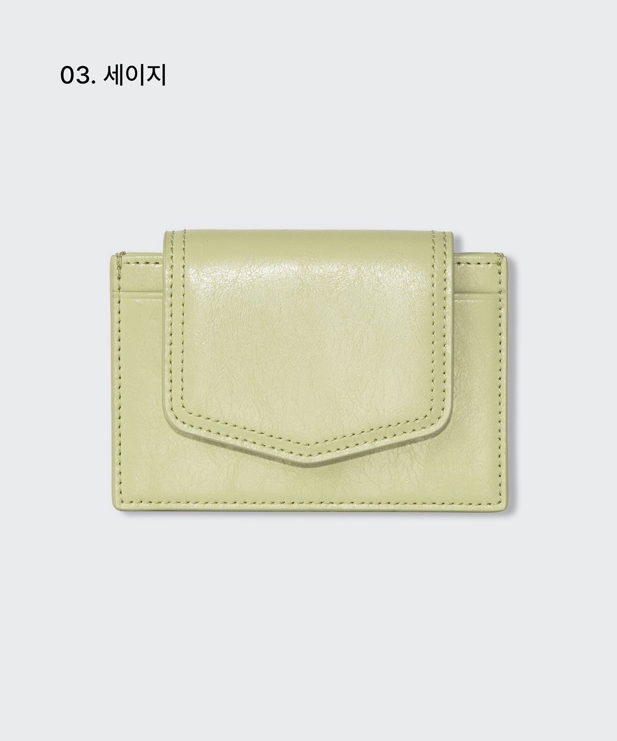 무신사 스탠다드 우먼(MUSINSA STANDARD WOMAN) 우먼즈 크링클 레더 아코디언 카드 지갑