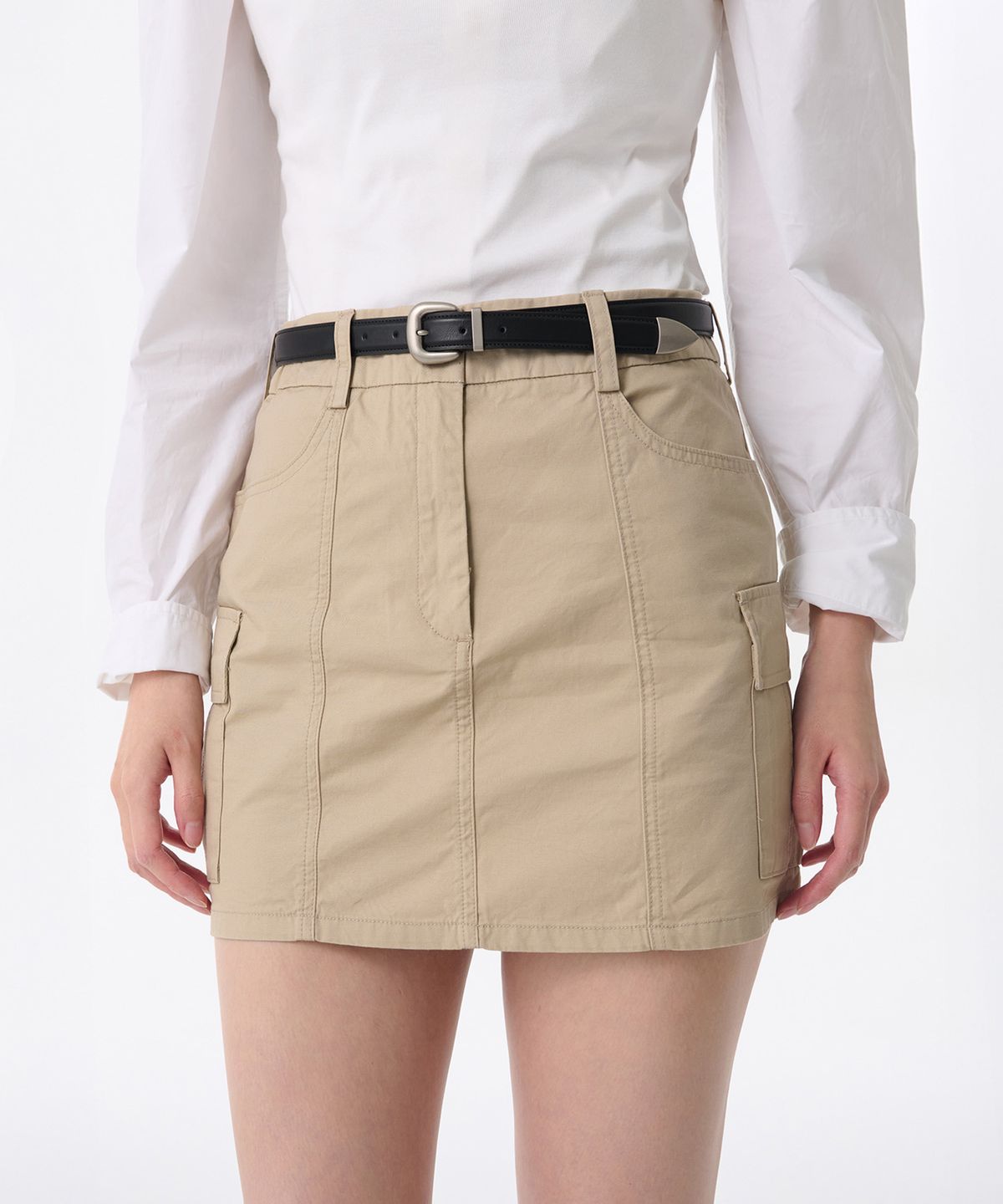 무신사 스탠다드 우먼(MUSINSA STANDARD WOMAN) 우먼즈 신세틱 레더 웨스턴 벨트_20mm